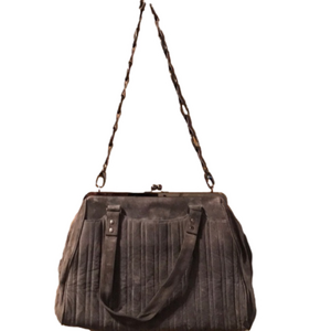 NaN handbags grey suede bag